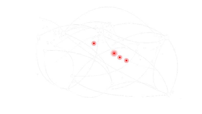 Original Paravision global network graphic with connected locations