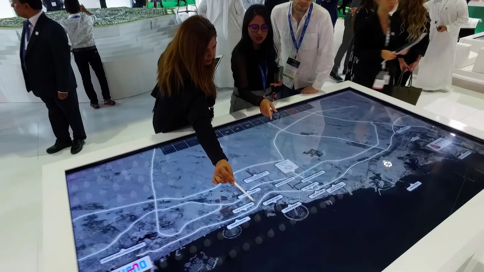 Transparent interactive displays
