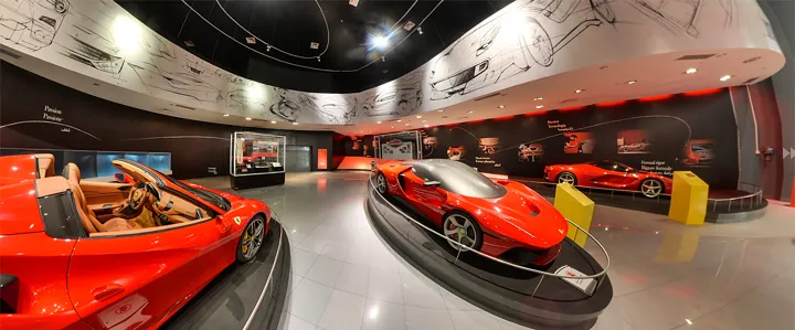 Ferrari World panoramic experience preview