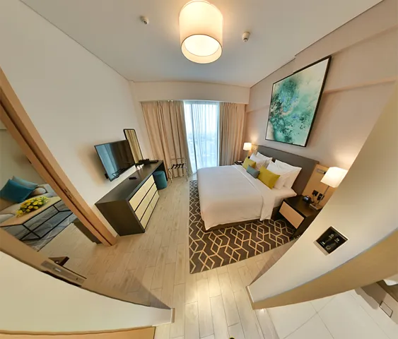 Millennium Deluxe Apartment panoramic experience preview